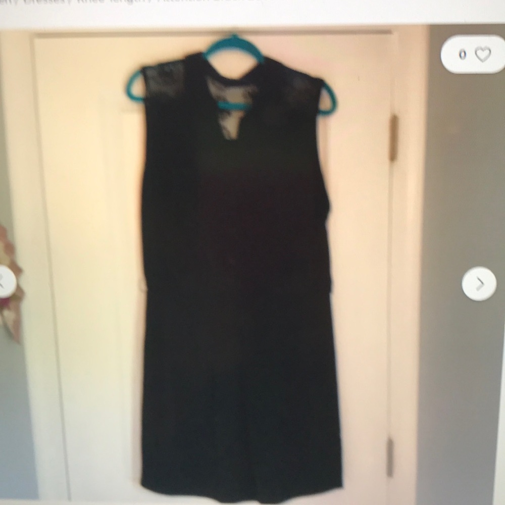 Attention Black Lace Dress XL